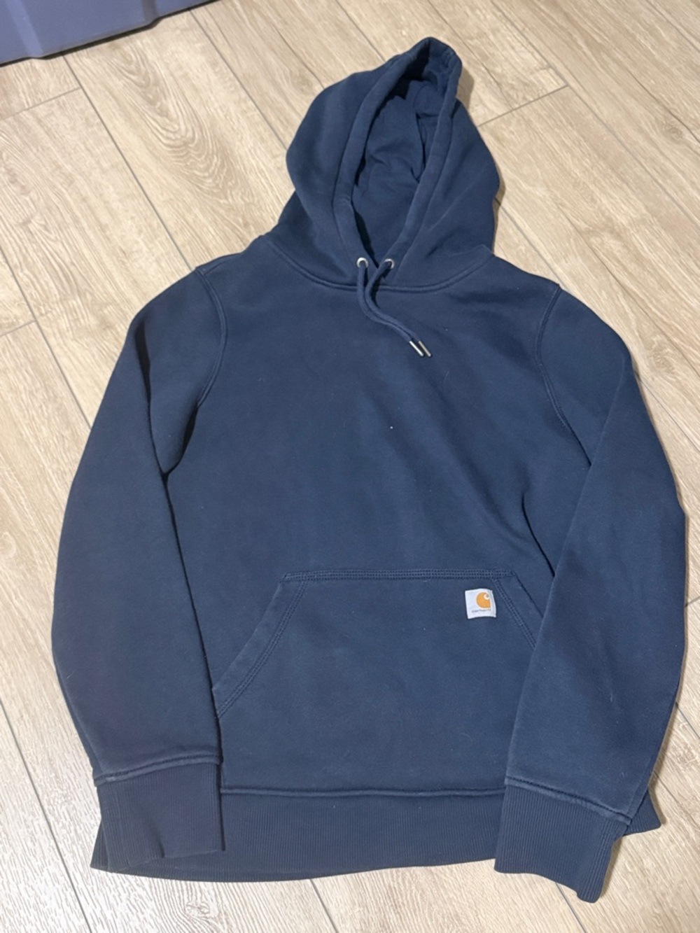 Carhartt Navy Hooded Pullover Sweatshirt